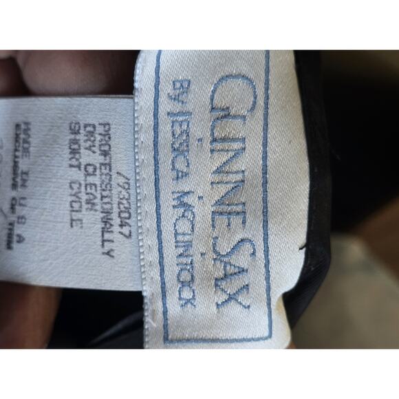 Gunne Sax Jessica Mcclintock dress size 11 black velvet sequins vintage, Glamour - Picture 6 of 8